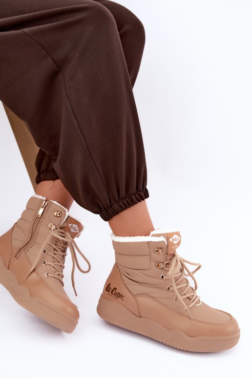 veterschoenen voor de sneeuw Lee Cooper LCJ-44-4565 in bruin
