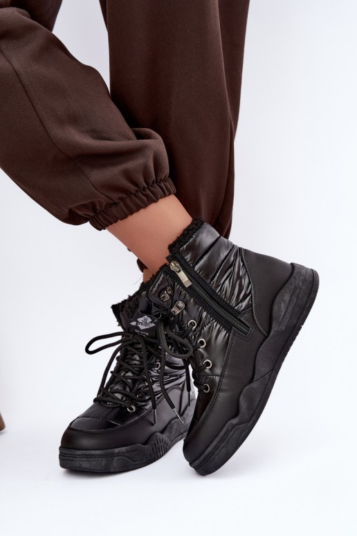 veterschoenen voor de sneeuw Lee Cooper LCJ-44-4562 in zwart