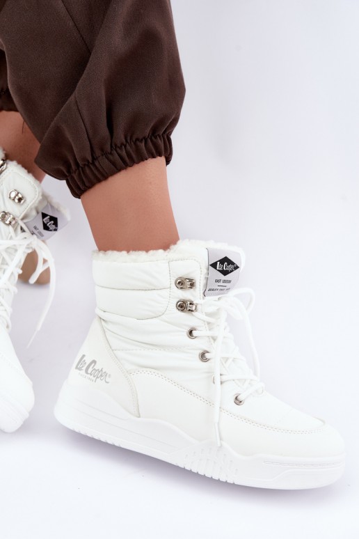 veterschoenen voor de sneeuw Lee Cooper LCJ-44-4563 in wit