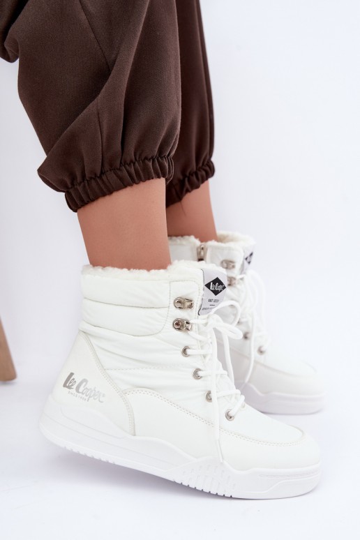 veterschoenen voor de sneeuw Lee Cooper LCJ-44-4563 in wit