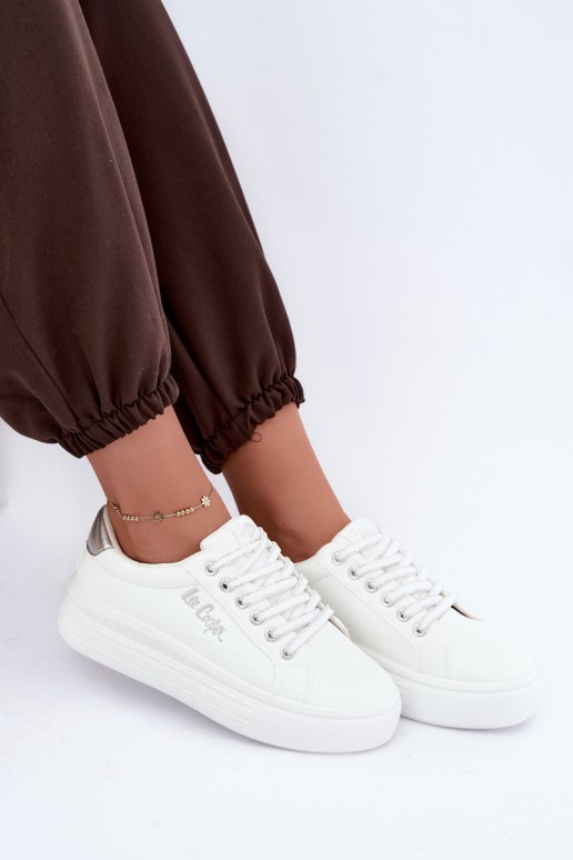 platform sneakers Lee Cooper LCJ-26-44-4561 in wit