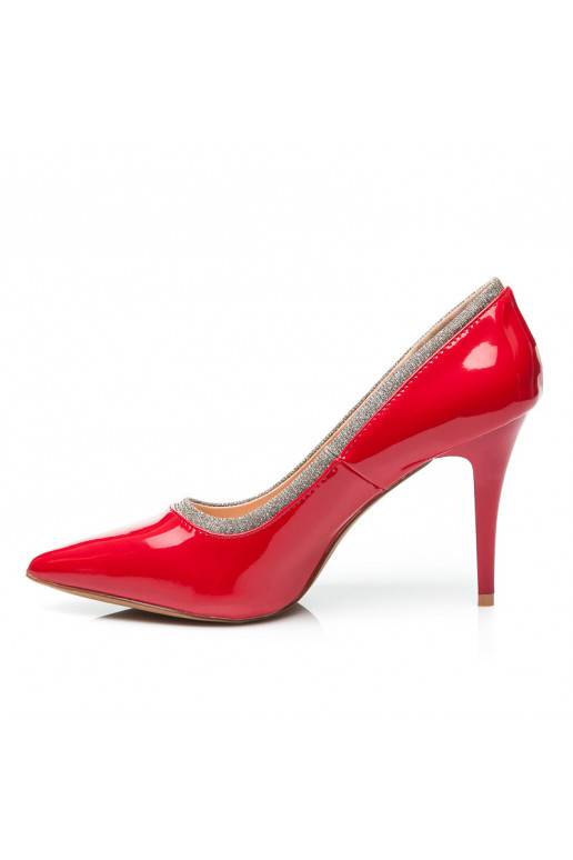 Rode schoenen GLOSSY 58248R / S1-35P