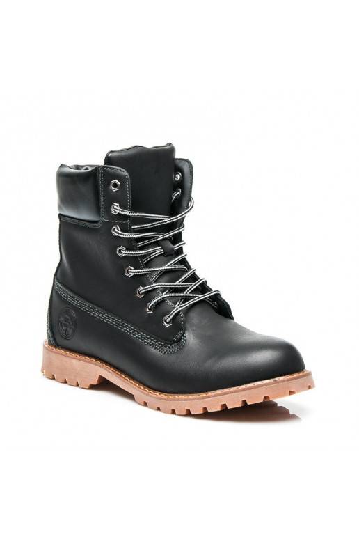 Stijlvolle zwarte laarzen 0251B / S3-46P  - 1