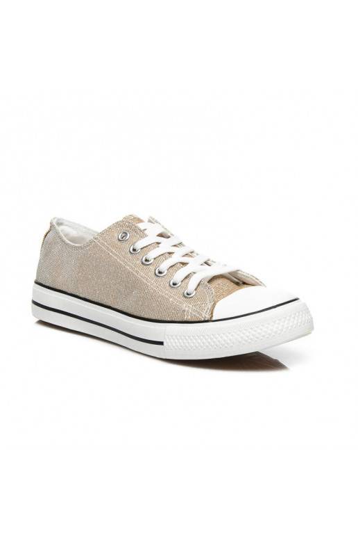 Glitter versierde sneakers Princess Gold BL42GO