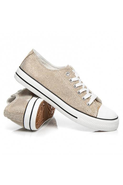 Glitter versierde sneakers Princess Gold BL42GO