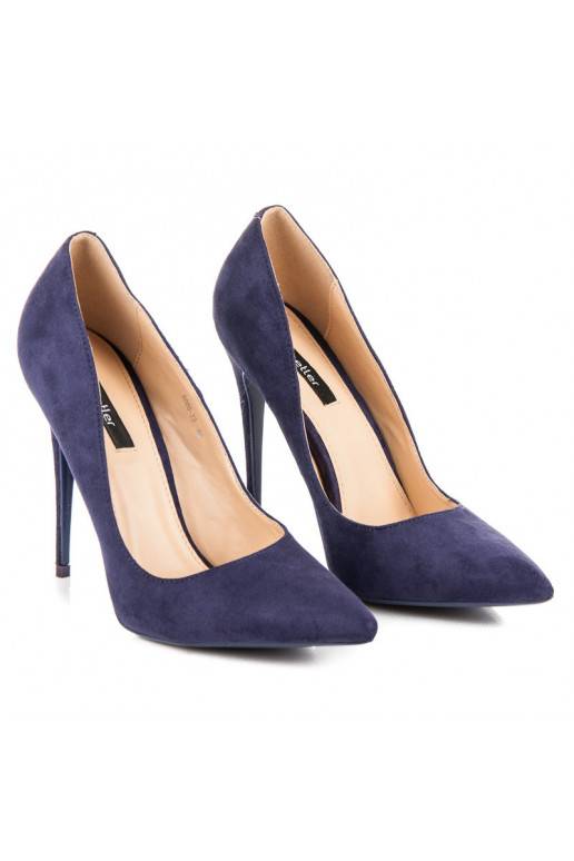 Indigo hoge hakken schoenen BETLER 5005-33D.PU