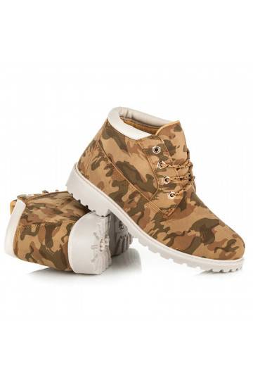 Laarzen van camouflage ecoleer "TIMBER" van IDEAL W-3056C  - 7