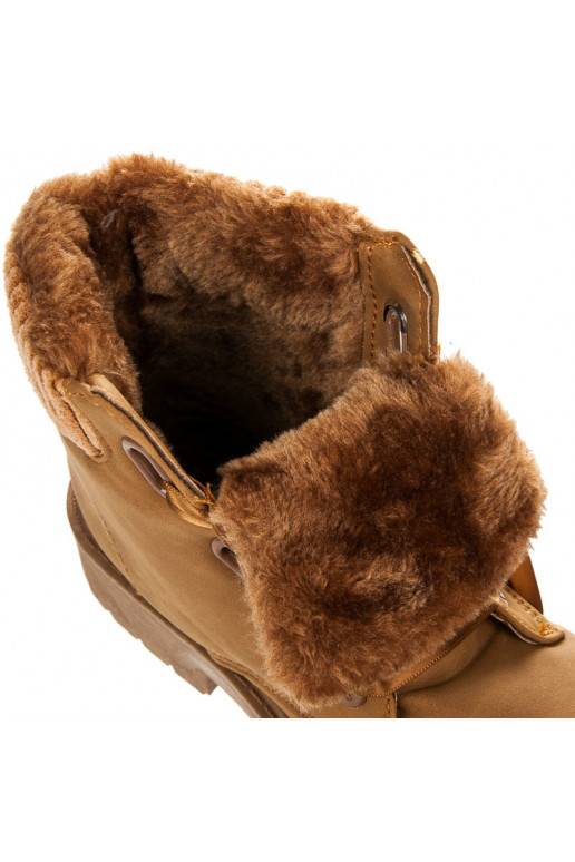 Bruine laarzen met satijnen laarzen  - 8