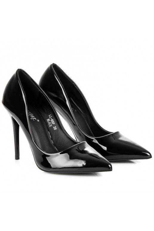 Zwarte lakschoenen met hoge hakken  - 2 Zwarte lakschoenen met hoge hakken  - 2