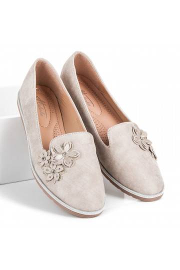 Beige heren met bloemapplicaties 668-20BE  - 3