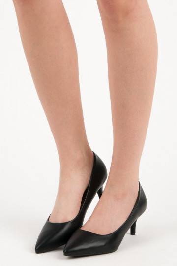 Zwarte schoenen met minihakken 123-3B  - 6