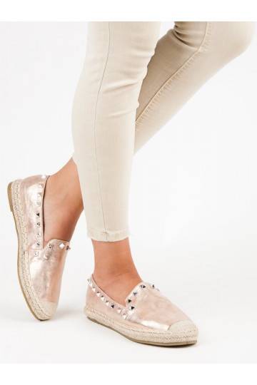 Forever Folie Rivet-espadrilles in roségoud LX164CHA  - 1