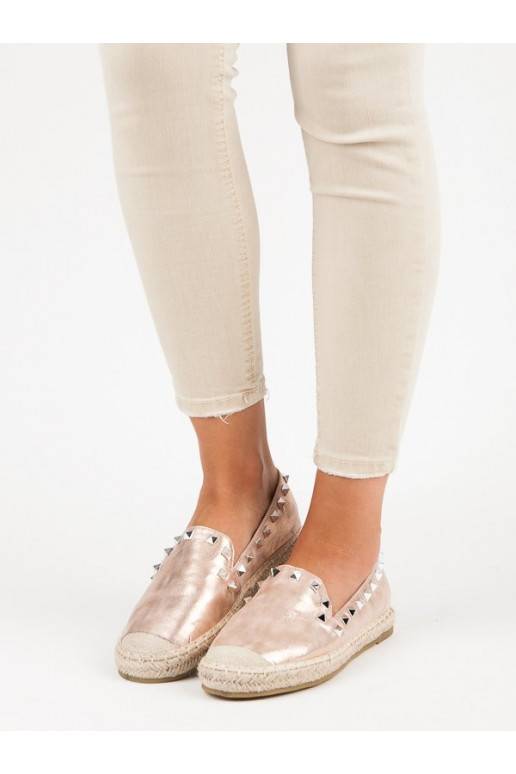 Forever Folie Rivet-espadrilles in roségoud LX164CHA  - 3 Forever Folie Rivet-espadrilles in roségoud LX164CHA  - 3