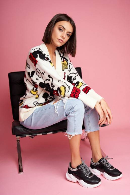 Sportieve schoenen met slangenleer... Sportieve schoenen met slangenleer...