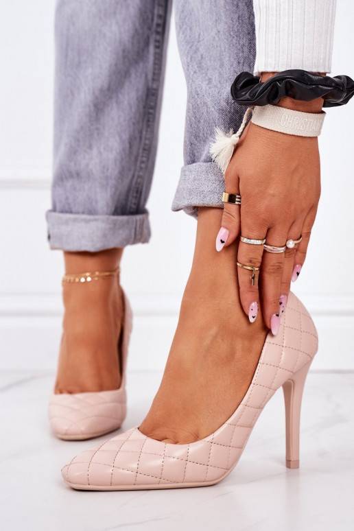 Elegante gewatteerde schoenen met... Elegante gewatteerde schoenen met...