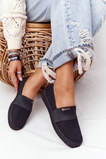 Zwarte espadrilles
