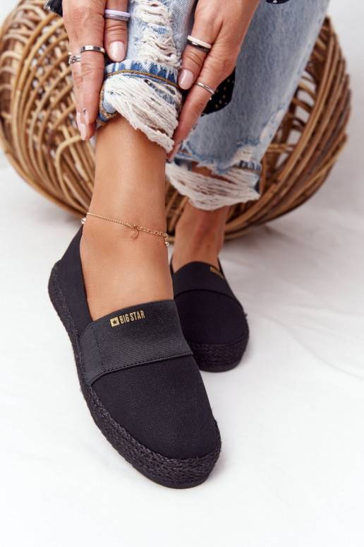 Zwarte espadrilles Zwarte espadrilles
