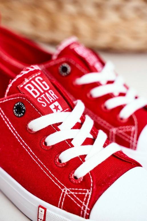 Damesschoenen Big Star rode kleur... Damesschoenen Big Star rode kleur...