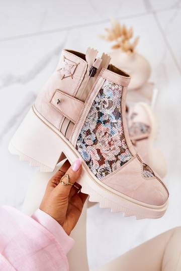 Beige laarzen 2