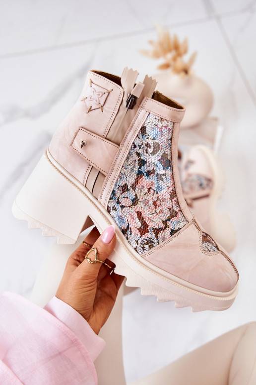 Beige laarzen Beige laarzen