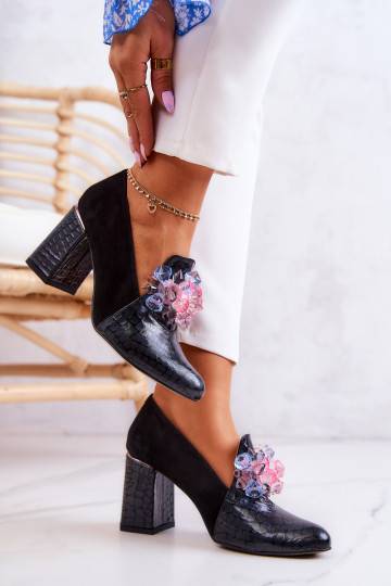 Schoenen met hakken zwarte kleur Sofie 2