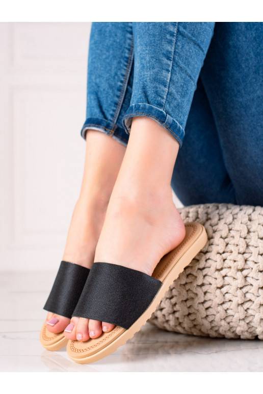 Pantoffels met glans