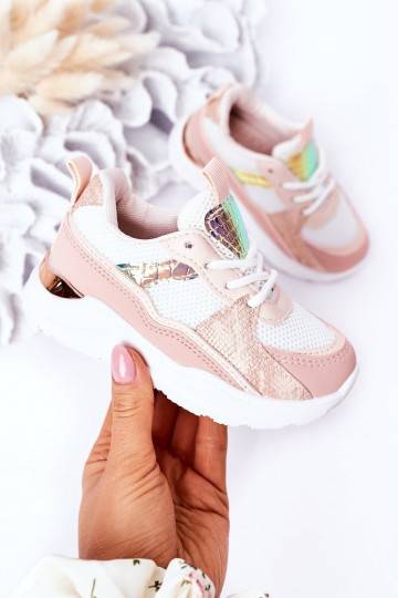 Roze Game Time kindersneakers 2