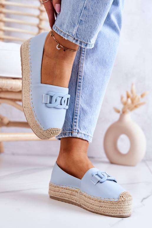 Klassieke espadrilles met plateau in... Klassieke espadrilles met plateau in...