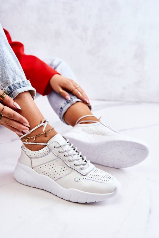 Sneakers model schoenen in witte... Sneakers model schoenen in witte...