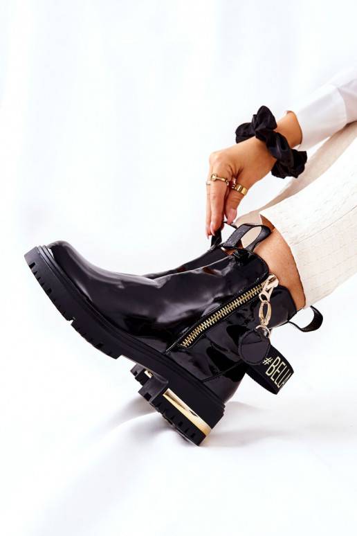 Lorie klassiek model enkellaarzen met... Lorie klassiek model enkellaarzen met...