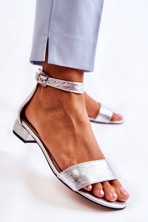Sandalen in zilverkleur van Shanley Sandalen in zilverkleur van Shanley