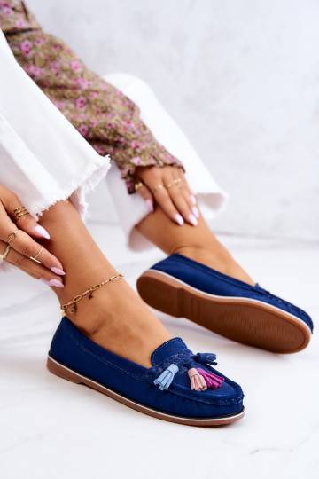 Mocassins met franjes in... 2