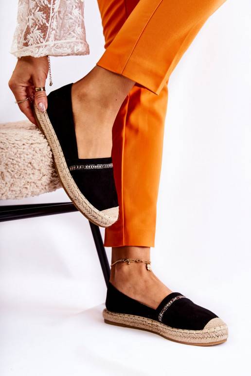 Zwarte Cersei Espadrilles van een... Zwarte Cersei Espadrilles van een...