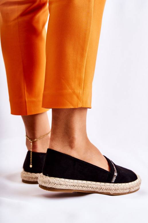 Zwarte Cersei Espadrilles van een... Zwarte Cersei Espadrilles van een...