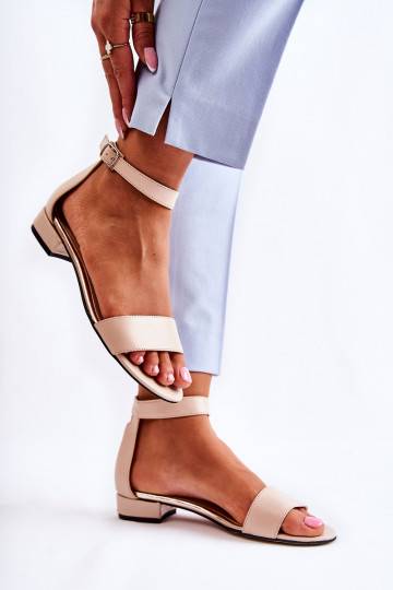 Sandalen beige kleur Shanley