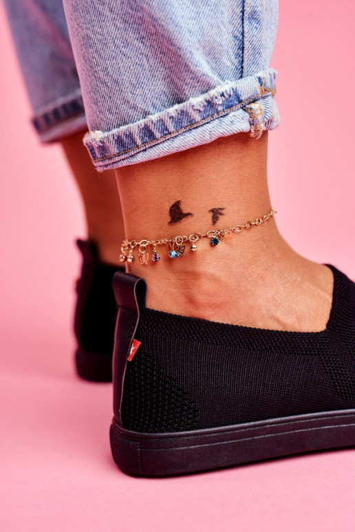 Sneakers Instapper zwart kleur Big Star Sneakers Instapper zwart kleur Big Star