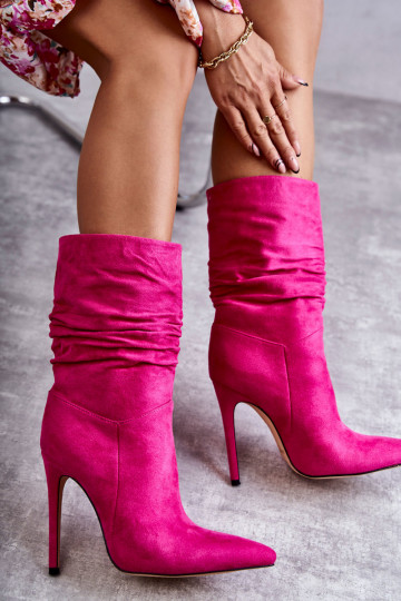Roze lange laarzen Laguna