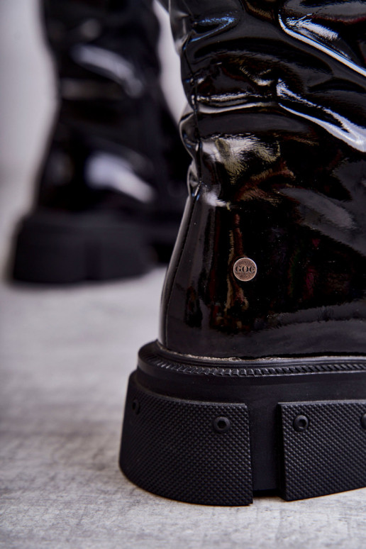 overknee laarzen met brede hakken GOE... overknee laarzen met brede hakken GOE...