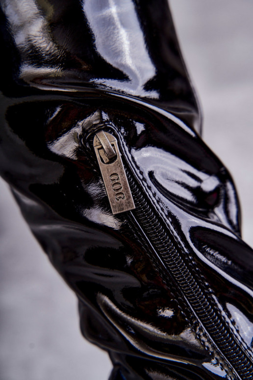 overknee laarzen met brede hakken GOE... overknee laarzen met brede hakken GOE...