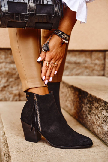 Zwarte laarzen met hoge... 2