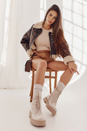 Beige Afra-laarzen 2