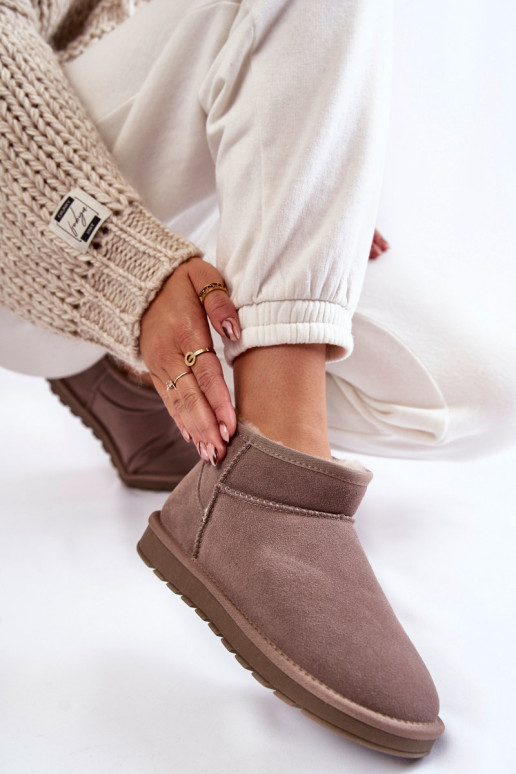 Suède snowboots in de grijze kleur... Suède snowboots in de grijze kleur...