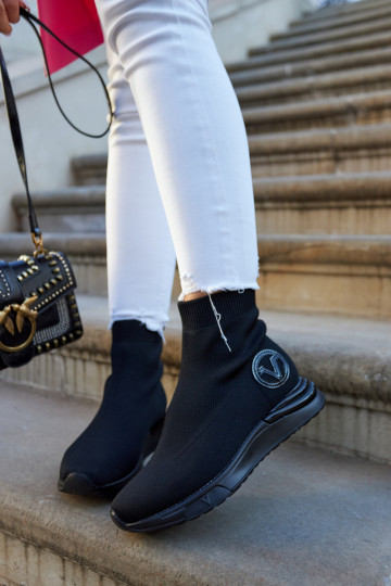 Zwarte textiel sportschoenen Runaway