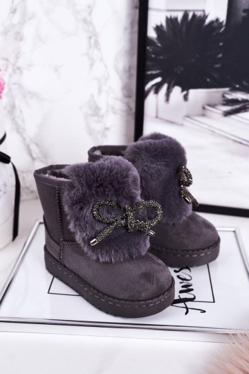 Kinder snowboots met bont... 2