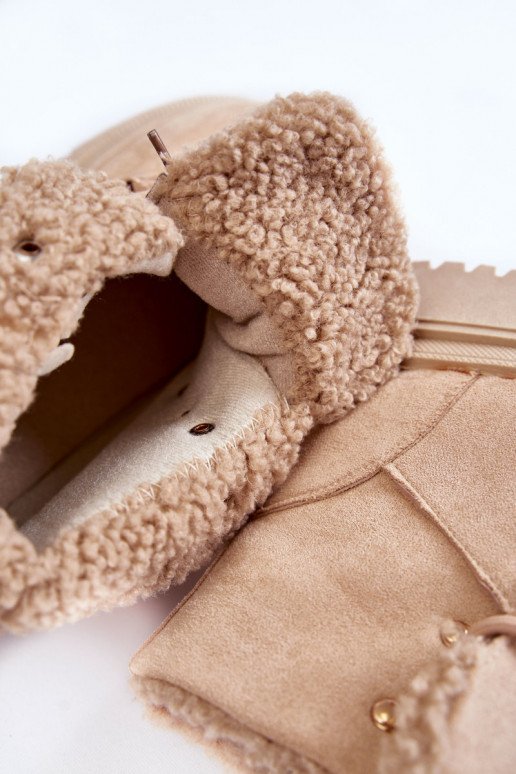 Bellita beige suède laarzen Bellita beige suède laarzen