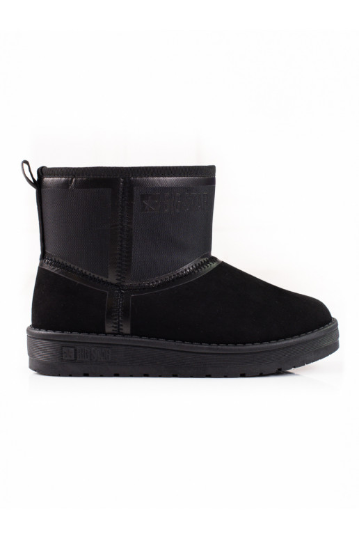 Suede zwarte dames snowboots BIG STAR Suede zwarte dames snowboots BIG STAR