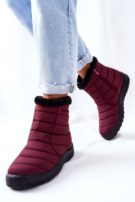 Snowboots Burgund Mezyss Snowboots Burgund Mezyss