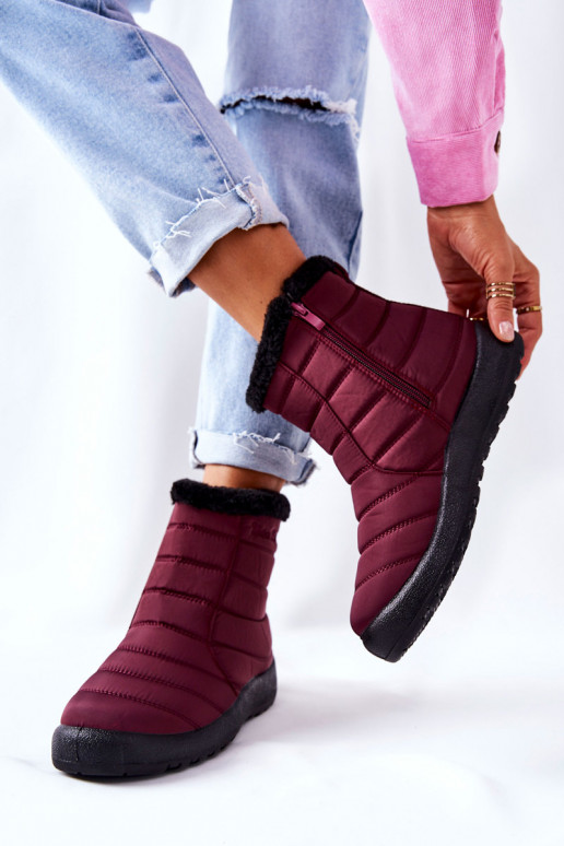 Snowboots Burgund Mezyss Snowboots Burgund Mezyss