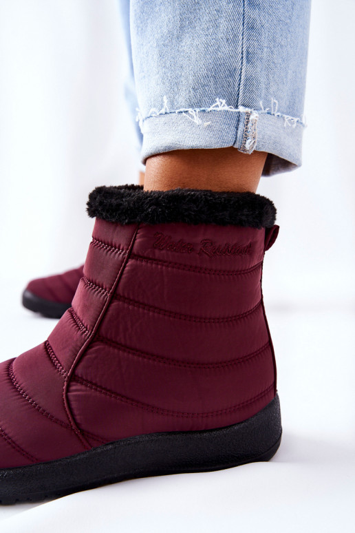 Snowboots Burgund Mezyss Snowboots Burgund Mezyss
