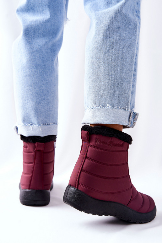 Snowboots Burgund Mezyss Snowboots Burgund Mezyss